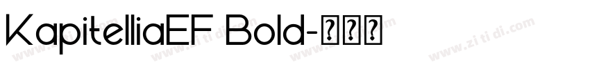 KapitelliaEF Bold字体转换 KapitelliaEF Bold字体转换